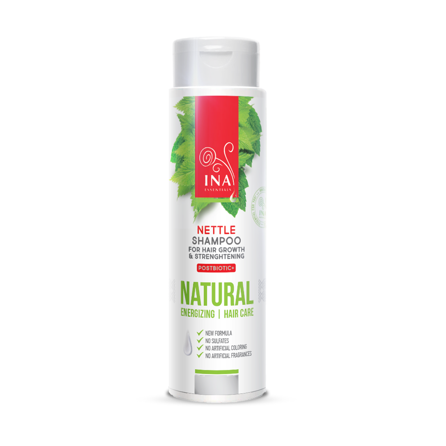 Shampooing naturel à l'ortie contre la chute des cheveux (200 ml) - à l'extrait d'ortie sauvage