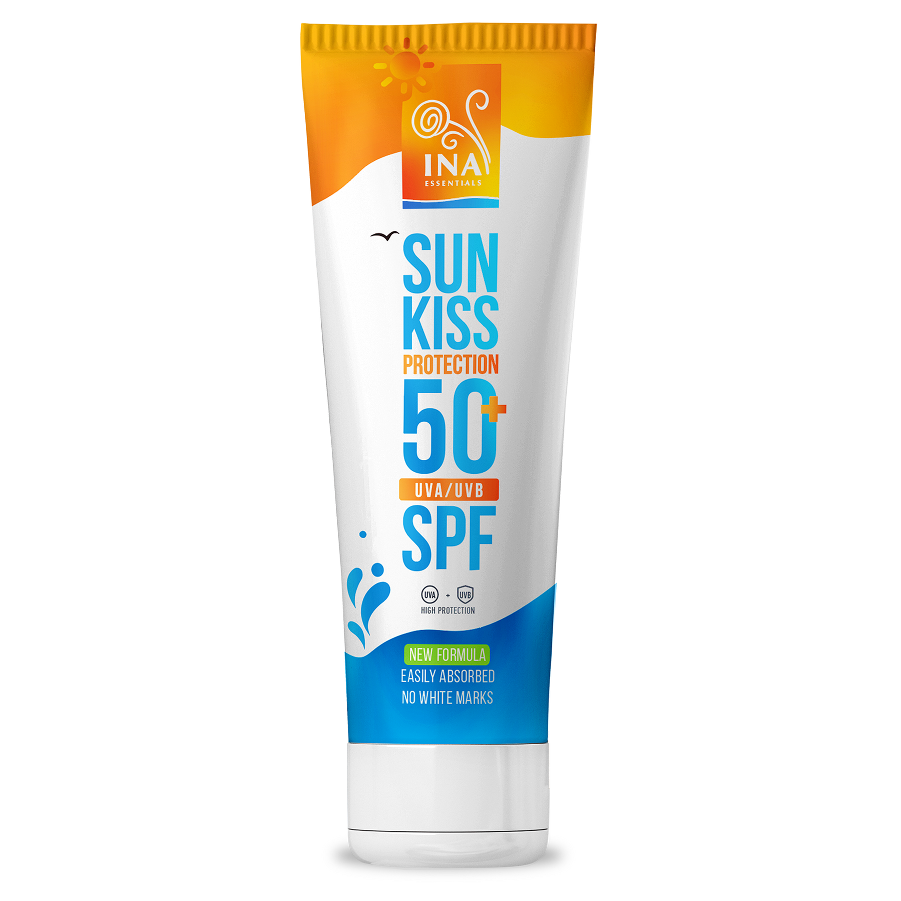 Natuurlijke Zonnebrandcrème voor Gezicht en Lichaam SPF 50+ met Biologische Zilverspar