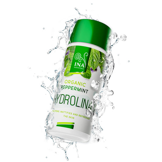 Eau de Menthe Poivrée Bio - Hydrolina pour raffermir et matifier la peau (150 ml) 
