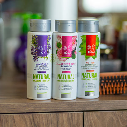 Natuurlijke Shampoo Roos voor Droog en Beschadigd haar