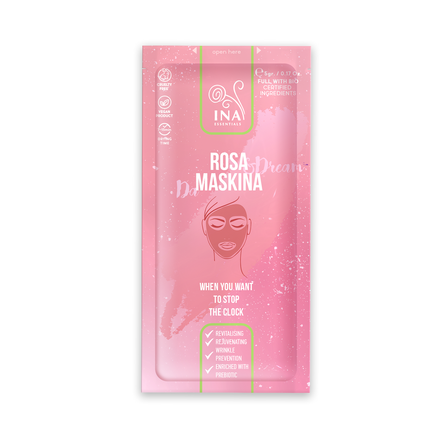 Rose Maskina - pour peaux NORMALES et MATURE (5g)