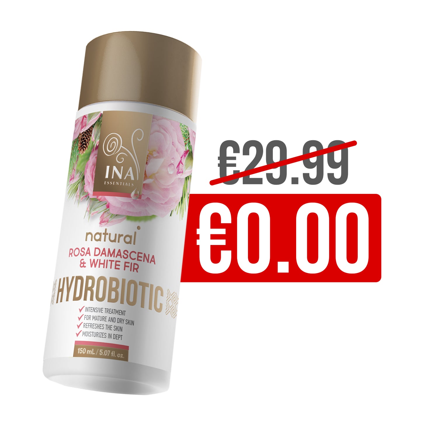 Hydrobiotique - Ro®s, Silver Fir &amp; Lemon Peel - soin intensif ANTI-AGE
