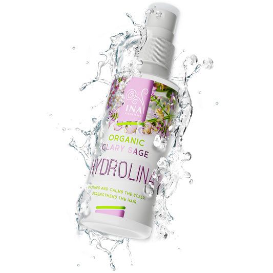 Eau de Sauge Bio - Hydrolina - Contre les Pellicules et la Séborrhée (150ml) 