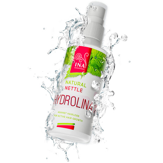 Eau d'ortie - Hydrolina d'orties sauvages contre la chute des cheveux et les cheveux gras - Spray (150 ml) 